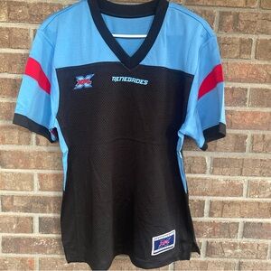 Renegades Black and Blue v-Neck Mesh Jersey